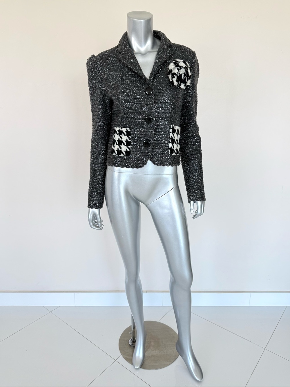 Dolce&Gabbana women tweed jacket size L Authentic